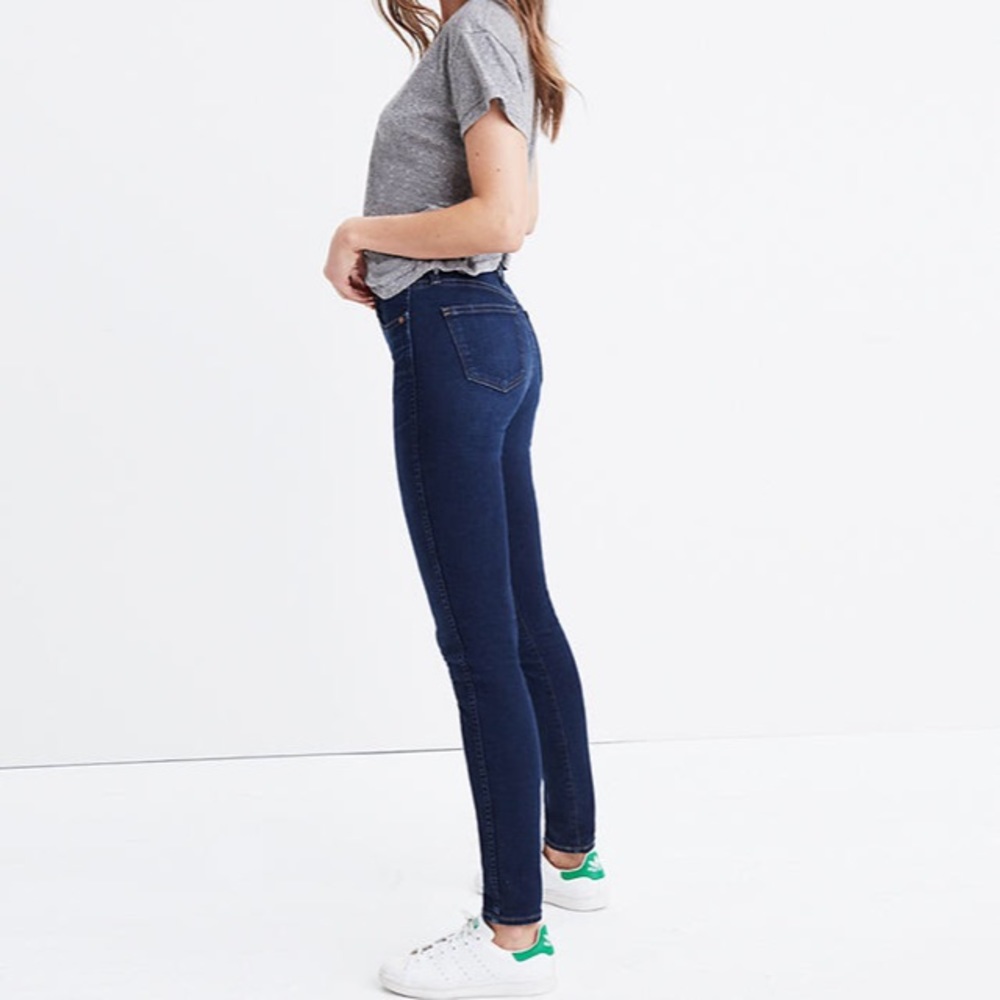 NWOT Madewell 
10" High-Rise Skinny Jeans in Hayes Wash